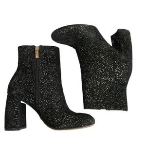 NANETTE LEPORE Lilly Black Sparkle Boots🖤
